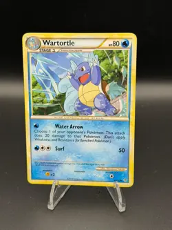 Wartortle 42/95 Uncommon HGSS Unleashed Pokemon Lightly Played - Image 1
