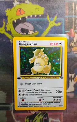 Kangaskhan 5/64 Jungle 1st Edition Holo Rare Pokemon LP+ - Image 1