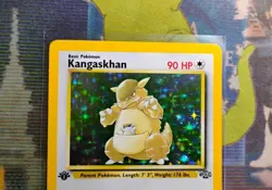Kangaskhan 5/64 Jungle 1st Edition Holo Rare Pokemon LP+ - Image 2