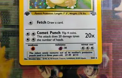 Kangaskhan 5/64 Jungle 1st Edition Holo Rare Pokemon LP+ - Image 3