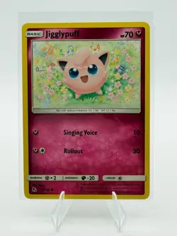 Jigglypuff 41 Common Hidden Fates Pokemon NM - Image 1