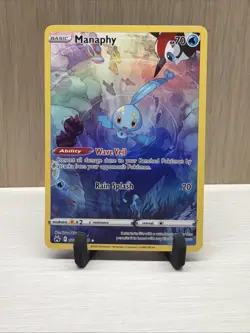 Pokemon TCG Manaphy Crown Zenith: Galarian Gallery GG06/GG70 Holo Rare Near Mint - Image 1