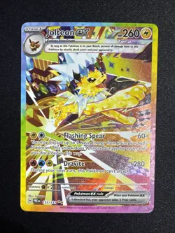 Pokemon TCG Jolteon ex 153/131 Special Illustration Rare Prismatic Evolutions NM - Image 1