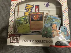 Pokemon TCG Scarlet & Violet 151 Poster Collection Box 3 Foil Promos 2023 - Image 1