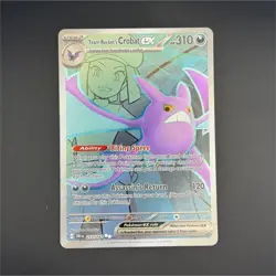 Pokemon Team Rocket's Crobat ex 217/182 Destined Rivals UR Holo - Image 1