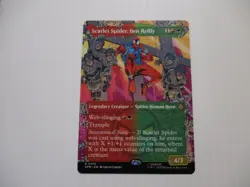 Magic the Gathering Spider-Man MTG Borderles Scarlet SPider Ben Reilly Card #214 - Image 1