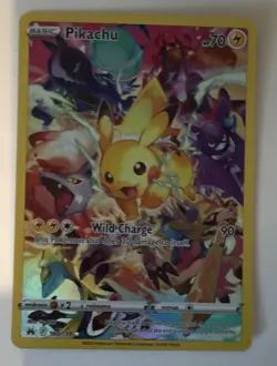 Pokemon TCG Pikachu 160/159 Crown Zenith Secret Rare Full Art Holo EN 2023 - Image 1