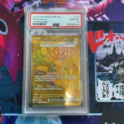 Pokemon Prismatic Evolutions Pikachu ex 179 PSA 10 - Image 1