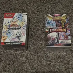 Pokemon TCG Prismatic Evolutions + Lost Origin Booster Bundles 2 Boxes 2025 - Image 1