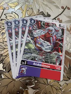 Digimon Card Game Playset Arukenimon EX10-047 U Sinister Order - Image 1