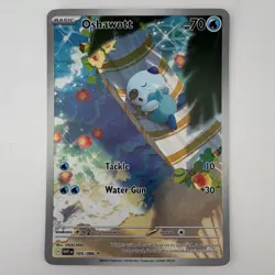 Oshawott 105/086 Illustration Rare - Sv: White Flare - Pokemon TCG - Image 1
