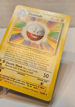 Electrode 21/102 Rare Unlimited Base Set Pokemon 1844 - Image 3