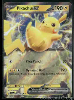 PIKACHU EX 063/193 DOUBLE RARE PALDEA EVOLVED POKEMON HOLO NEAR MINT - Image 1