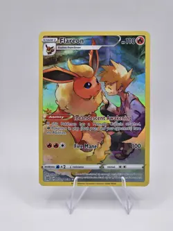Pokemon TCG Flareon Trainer Gallery Brilliant Stars TG01/TG30 - Image 1