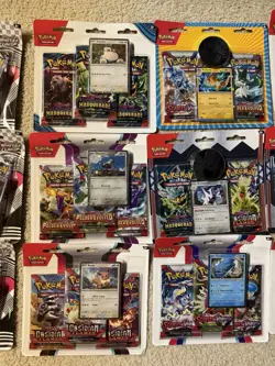 12 Sealed Multipack Pokemon TCG Blister Packs Scarlet Violet FlarePaldeaTwilight - Image 3