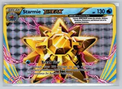 Pokemon Starmie BREAK Rare BREAK XY - Evolutions 32/108 LP - Image 1