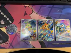 Pokemon First Partner Series 1 Chimchar Turtwig Piplup 30th Promo Set Sinnoh - Image 1