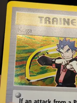 Wizards of the Coast Pokemon TCG Koga 19/132 Gym Challenge Holo Rare Unlimited - Image 4