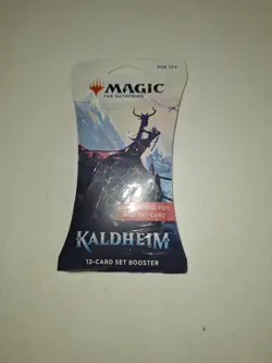 Magic the Gathering Kaldheim 12 Card Set Booster Pack - Image 1