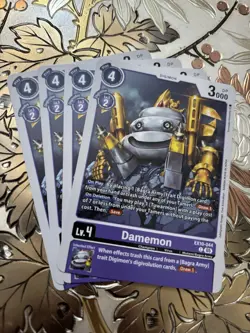 Digimon Card Game Playset Damemon EX10-044 C Sinister Order - Image 1