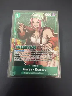 Jewelry Bonney Tournament Pack Vol. 3 Winner PR ST02-007 One Piece Card English - Image 1