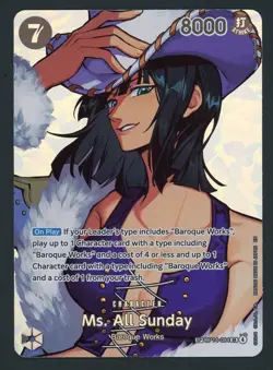 NM/M Ms. All Sunday (SP) The Time of Battle OP14-084 EN One Piece B2 - Image 1