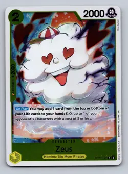 Zeus OP11-106 Rare A Fist of Divine Speed One Piece Foil NM - Image 1