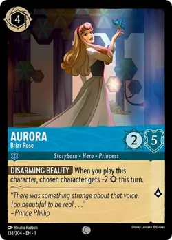 4x Aurora - Briar Rose - 138/204 - Common - Cold Foil NM-Mint Disney Lorcana: Th - Image 1
