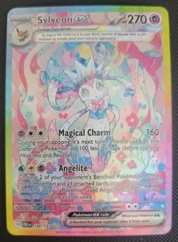Sylveon Ex Prismatic Evolutions 156/131 🔥CUST0M DISPLAY CARD🔥 - Image 1