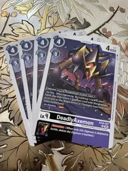 Digimon Card Game Playset DeadlyAxemon EX10-027 U Sinister Order - Image 1