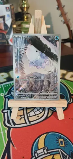 Pokemon Snom 168/162 Temporal Forces Full Art Illustration Rare Card - Image 1