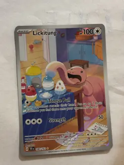 Lickitung - 180/162 - Pokemon Temporal Forces Illustration Rare Card NM - Image 1