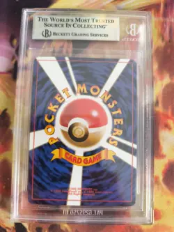 Pokemon Card Brock Rocko Gym Heroes Rare Holo 1998 Japanese BGS Beckett 8.5 - Image 5