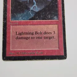 Mtg Magic The Gathering Lightning Bolt Beta Edition - Image 3