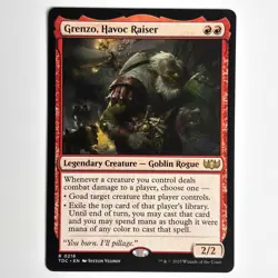 GRENZO, HAVOC RAISER MTG TDC - CARTE MAGIC THE GATHERING EN NEUF - Image 1