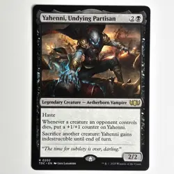 YAHENNI, UNDYING PARTISAN MTG TDC - CARTE MAGIC THE GATHERING EN NEUF - Image 1