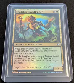 MTG - x2 Seedship Broodtender 1 FOIL & 1 Regular - Edge of Eternities - Image 2
