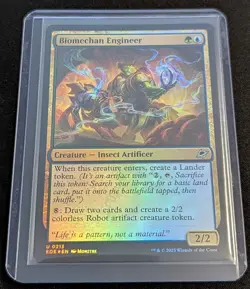 MTG - Biomechan Engineer 1 FOIL & 1 Regular - Edge of Eternities - Pack Fresh!! - Image 2