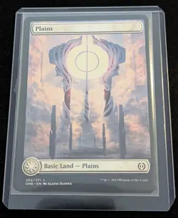 MTG - x2 Plains (262) FULL ART - Phyrexia: All Will Be One - Pack Fresh!! - Image 2