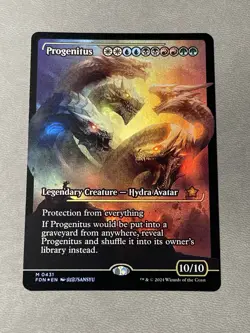 MTG Progenitus 0431 (Showcase) Foundations Foil Finish Mythic NM - Image 1