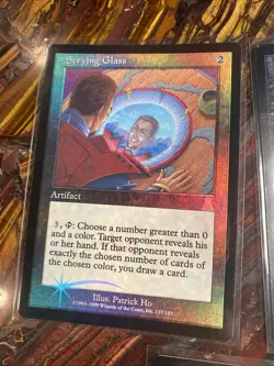 MTG NM Lot Divining Witch Body Snatcher Scrying Glass FOIL rare black 1999 Urza - Image 2