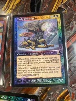 MTG NM Lot Divining Witch Body Snatcher Scrying Glass FOIL rare black 1999 Urza - Image 3