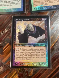 MTG NM Lot Divining Witch Body Snatcher Scrying Glass FOIL rare black 1999 Urza - Image 4