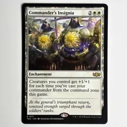COMMANDER'S INSIGNIA MTG TDC - CARTE MAGIC THE GATHERING EN NEUF - Image 1