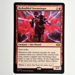 REDOUBLED STORMSINGER MTG TDC - CARTE MAGIC THE GATHERING EN NEUF - Image 1