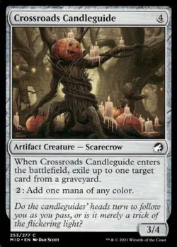 Crossroads Candleguide 253/277 Innistrad: Midnight Hunt MTG Magic the Gathering - Image 1