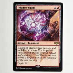 INFANTRY SHIELD MTG TDC - CARTE MAGIC THE GATHERING EN NEUF - Image 1
