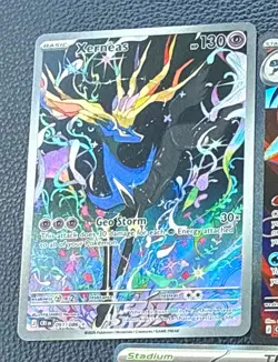 Pokemon TCG Crown Zenith Xerneas 091/086 Full Art Holo Rare 130HP ENG 2023 - Image 1