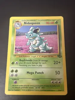 Vintage Pokemon TCG Nidoqueen 23/64 Non Holo 1999 #2 - Image 1