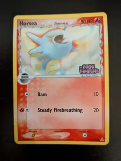 Horsea Reverse Holo Stamped 66/110 ex Holon Phantoms Pokemon NM - Image 1
